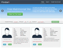 Tablet Screenshot of findari.com